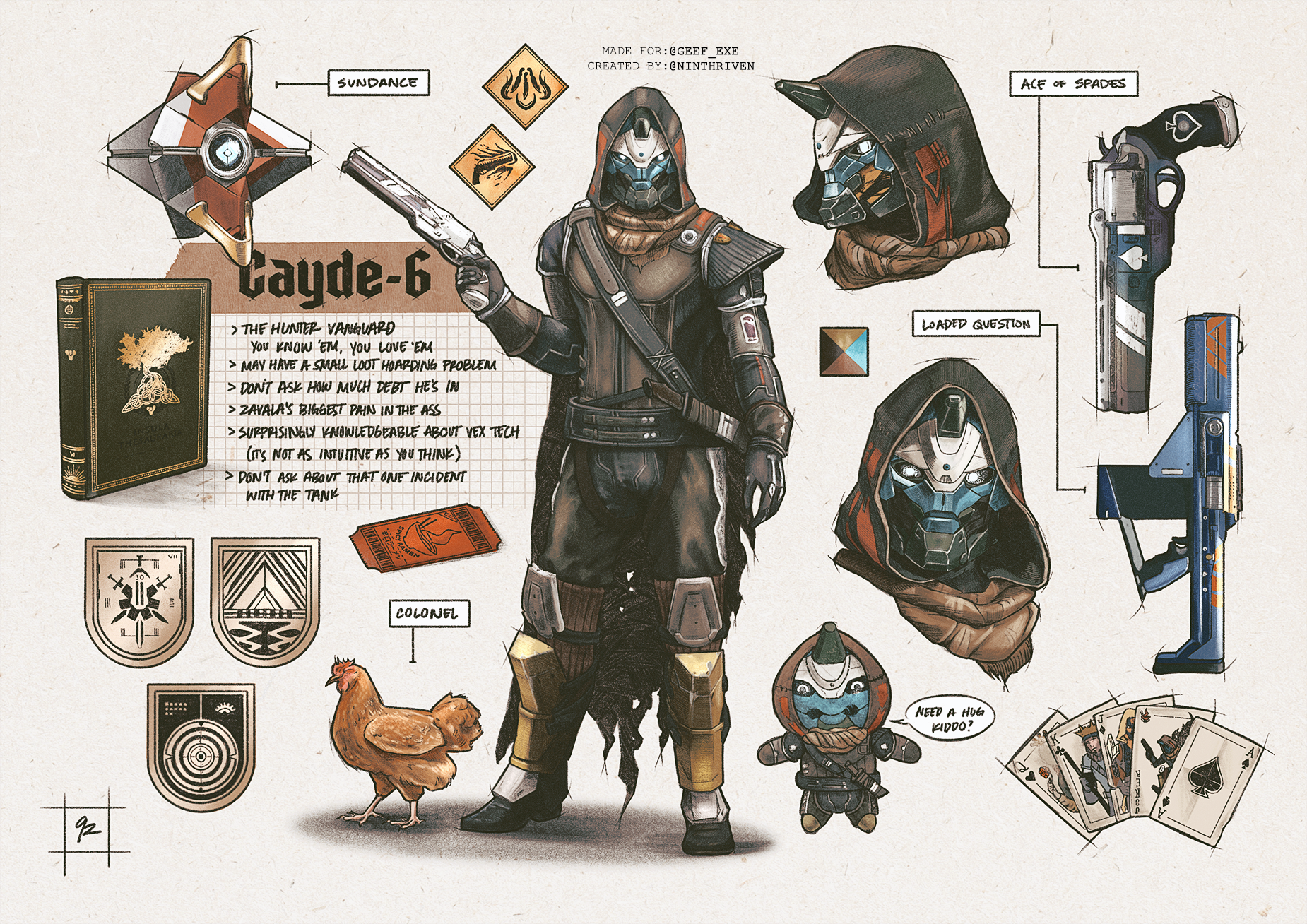 Cayde-6 Field Guide
